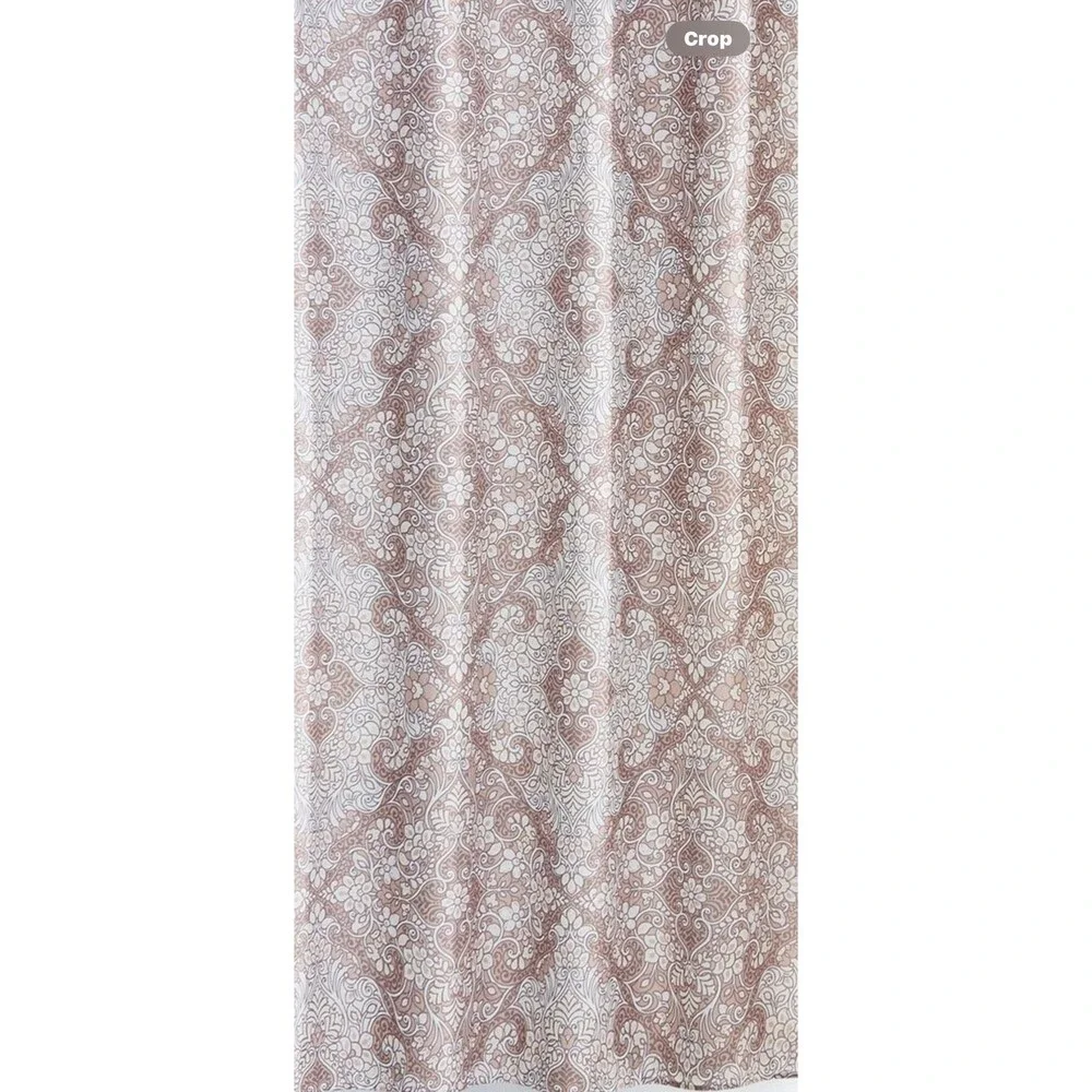 Better Homes & Gardens Blush Pink Damask Fabric Bath Shower Curtain